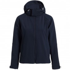 Куртка женская Hooded Softshell темно-синяя